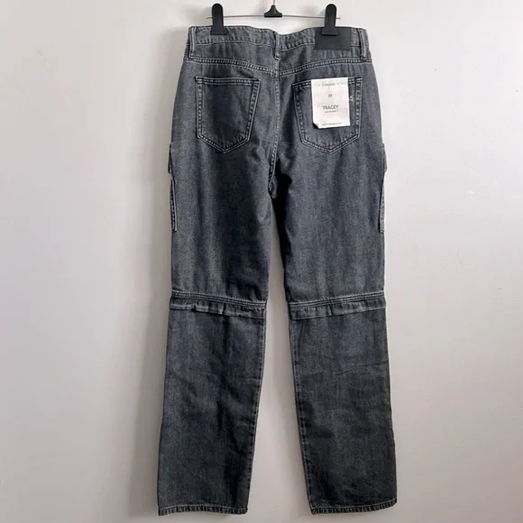 BNWT Hidden Tracey High Waist Straight Leg Cargo Jeans size  28 - Picture 5 of 6